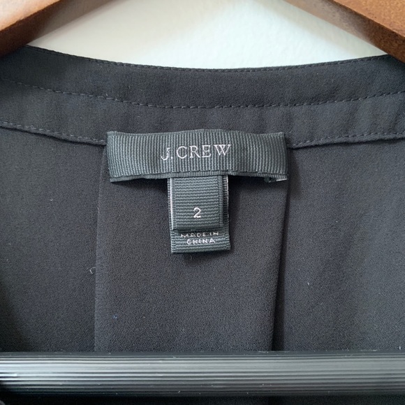 J. Crew Black Flutter-Sleeve Top - Picture 5 of 6
